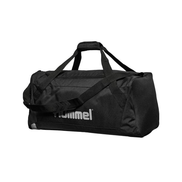 Torba sportowa dla dorosłych Hummel Core Sports Bag. Czarne torby podróżne damskie HUMMEL, bez wzorów. Za 187.05 zł.