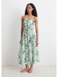 Marc O´Polo Beachwear Sukienka w kolorze zielono-niebieskim rozmiar: M. Niebieskie sukienki damskie m, bez wzorów, bez kołnierzyka, bez ramiączek, maxi. Za 153.34 zł.