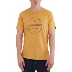 T-shirt męski Fundango Basic - T Logo-4 krótki rękaw. Fioletowe t-shirty męskie Fundango, m, bez wzorów, z bawełny, bez kołnierzyka. Za 99.00 zł.