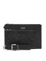Guess Saszetka PMBONG P5432 Czarny. Czarne saszetki męskie Guess, ze skóry. Za 229.99 zł.