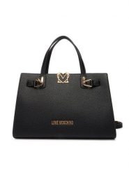 LOVE MOSCHINO Torebka JC4126PP1OLM0000 Czarny. Czarne torebki klasyczne damskie Love Moschino, bez wzorów, ze skóry, bez dodatków. Za 1,009.00 zł.