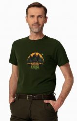 T-shirt myśliwski męski Tagart Forester z nadrukiem. Zielone t-shirty męskie tagart, na lato, m, bez wzorów, z bawełny, bez kołnierzyka. Za 116.00 zł.