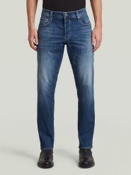 G-Star Dżinsy - Slim fit - w kolorze granatowym rozmiar: W35/L32. Niebieskie jeansy męskie G-Star. Za 283.08 zł.