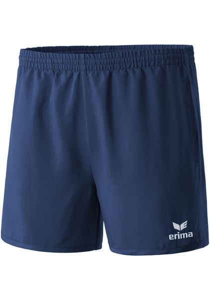 Krótkie spodenki damskie Erima Club 1900. Niebieskie szorty damskie Erima, bez wzorów, z materiału. Za 128.50 zł.