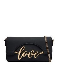 LOVE MOSCHINO Torebka JC4272PP0PKR0000 Czarny. Czarne torebki klasyczne damskie Love Moschino, bez wzorów, ze skóry, bez dodatków. Za 879.99 zł.