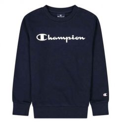 Bluza sportowa chłopięca Champion Crewneck Sweatshirt. Niebieskie bluzy bez kaptura męskie CHAMPION, xl. Za 81.09 zł.