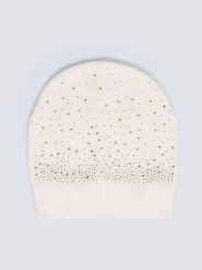 BIG STAR Czapka w kolorze kremowym rozmiar: onesize. Brązowe czapki zimowe damskie Big Star, z materiału. Za 47.99 zł.