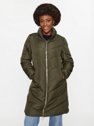 JDY Płaszcz zimowy 15305658 Zielony Regular Fit. Zielone płaszcze damskie JDY, na zimę, s, bez wzorów, z syntetyku. Za 169.99 zł.