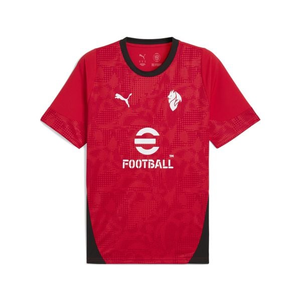 Męska koszulka treningowa AC Milan PUMA. Czarne t-shirty sportowe męskie Puma, l, bez ramiączek, do piłki nożnej. Za 219.00 zł.