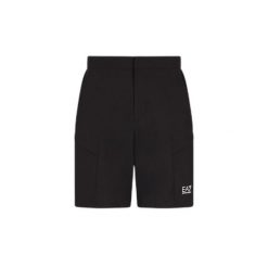 Szorty EA7 Emporio Armani. Czarne szorty męskie EMPORIO ARMANI CONNECTED, m. Za 339.50 zł.