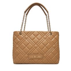 Torebka LOVE MOSCHINO. Brązowe torebki klasyczne damskie Love Moschino, bez wzorów, bez dodatków. Za 709.99 zł.
