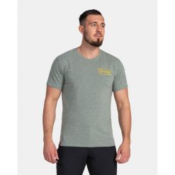 Męski bawełniany t-shirt Kilpi BANDE-M. Zielone t-shirty męskie Kilpi, m, bez wzorów, z bawełny, bez kołnierzyka. Za 75.03 zł.