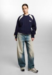 Bluza sportowa damska Prosto Speed bez kaptura. Niebieskie bluzy bez kaptura damskie Prosto., l, z jeansu. Za 224.99 zł.