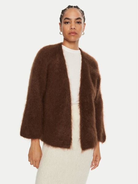 Dixie Kardigan M277K004A Brązowy Relaxed Fit. Brązowe kardigany damskie Dixie, m, bez wzorów, z syntetyku. Za 359.99 zł.