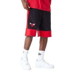 Spodnie sportowe męskie New Era Nba Colour Block Short Bulls. Czarne spodnie sportowe męskie New Era, z bawełny. Za 199.99 zł.