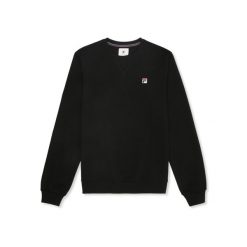 Bluza z okrągłym dekoltem Fila Biella Regular. Czarne bluzy bez kaptura męskie Fila, s, z dresówki. Za 403.95 zł.
