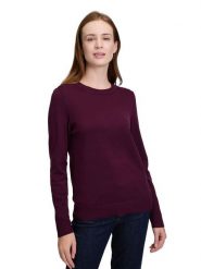 Betty Barclay Sweter w kolorze ciemnofioletowym rozmiar: 40. Różowe swetry klasyczne damskie Betty Barclay, ze splotem, bez kołnierzyka. Za 73.93 zł.