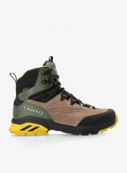 Buty trekkingowe męskie AKU Reactive GTX. Brązowe buty trekkingowe męskie Aku, z gore-texu, przed kolano, bez zapięcia, trekkingowe, gore-tex. Za 826.35 zł.