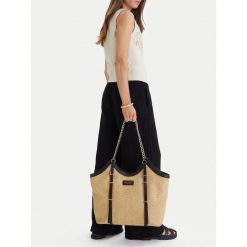 Torebka Nine West. Brązowe torebki klasyczne damskie Nine West, bez wzorów, bez dodatków. Za 319.99 zł.