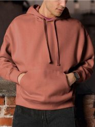 Bluza comfort - pomarańczowy. Brązowe bluzy bez kaptura męskie Sinsay, l. Za 39.99 zł.