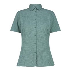 Koszula damska turystyczne CMP 34S6206. Zielone koszule damskie CMP, s, bez wzorów, sportowe, bez kołnierzyka, bez ramiączek. Za 236.15 zł.
