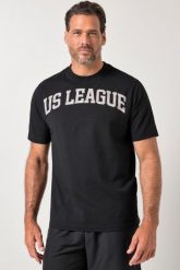 Męska T-shirt FLEXNAMIC® fitness rękaw 1/2 nadruk do roz. 7 XL. Czarne t-shirty męskie JAY-PI, m, bez wzorów, z bawełny, bez kołnierzyka. Za 139.99 zł.