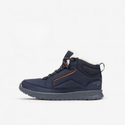 Buty turystyczne damskie Quechua SH100 Mid wodoodporne. Czarne obuwie trekkingowe damskie QUECHUA, na zimę. Za 159.99 zł.