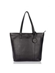 Bellicci Skórzana torebka "Kayden" w kolorze czarnym - 36 x 44 x 12 cm rozmiar: onesize. Czarne torebki klasyczne damskie Bellicci, bez wzorów, z materiału, bez dodatków. Za 292.20 zł.