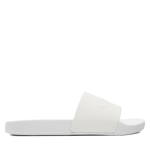 Klapki Calvin Klein. Czarne klapki damskie CALVIN KLEIN, bez wzorów, bez obcasa. Za 264.99 zł.
