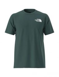 T-Shirt The North Face M Evo Box Nse Reg Ss T Dorośli. Zielone t-shirty męskie The North Face, m, bez wzorów, z bawełny, bez kołnierzyka. Za 229.99 zł.