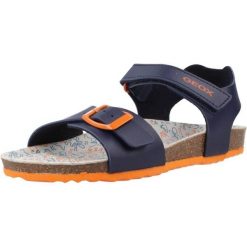 Sandały Geox Model J Ghita B. Niebieskie sandały damskie Geox, z syntetyku, bez zapięcia. Za 142.99 zł.