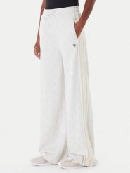 Guess Spodnie dresowe V5YB10 K0282 Écru Relaxed Fit. Spodnie dresowe damskie Guess, l, z aplikacjami, z dresówki. Za 269.99 zł.