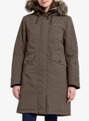 Parka zimowa damska Didriksons Erika Parka 3. Brązowe parki damskie Didriksons, na zimę, m, bez wzorów, z syntetyku. Za 891.00 zł.