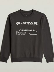 G-Star Bluza w kolorze antracytowym rozmiar: XL. Czarne bluzy bez kaptura męskie G-Star, xl. Za 176.08 zł.