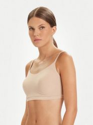 Chantelle Biustonosz top Soft Stretch C16A20 Beżowy. Brązowe biustonosze Chantelle, s, bez wzorów, z syntetyku, bez kołnierzyka. Za 189.99 zł.