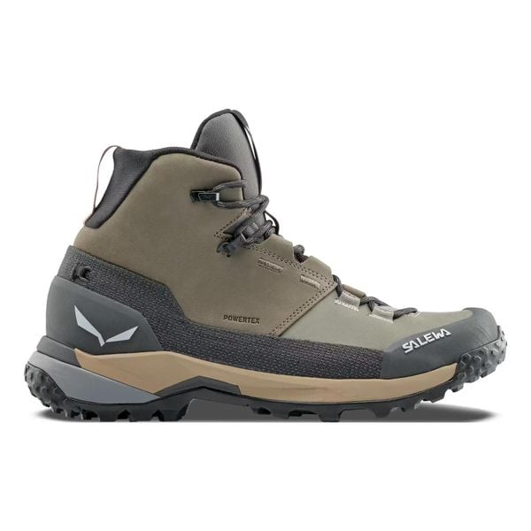 Damskie buty trekkingowe Salewa Puez Leather Mid PTX. Brązowe obuwie trekkingowe damskie Salewa. Za 937.25 zł.