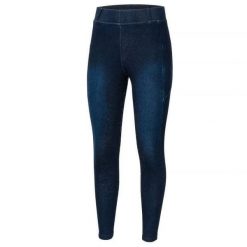 Legginsy jeździeckie damskie Start ChelseaDenim jeansowe, z pełnym lejem. Niebieskie legginsy damskie START, s, bez wzorów, z jeansu. Za 233.99 zł.