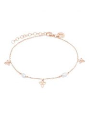 Tamaris Bransoletka z elementami ozdobnymi rozmiar: onesize. Białe bransoletki damskie Tamaris, ze stali. Za 130.99 zł.