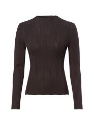 Marie Lund Damski sweter z koronkowej dzianiny Kobiety brązowy jednolity, XXL. Brązowe swetry klasyczne damskie Marie Lund, uniwersalny, z dzianiny, bez kołnierzyka. Za 249.95 zł.