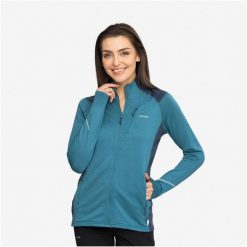 Bluza damska VIKING Birger Lady rozpinana. Niebieskie bluzy z kapturem damskie VIKING, l, z bawełny. Za 319.90 zł.