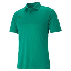 Koszulka sportowa męska Puma 65725705. Zielone t-shirty sportowe męskie Puma, m, z materiału, bez ramiączek, do piłki nożnej. Za 204.00 zł.
