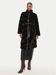 LOLA CASADEMUNT Futro LF2401014 Czarny Regular Fit. Czarne futra damskie lola casademunt, s. Za 1,049.00 zł.