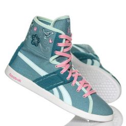 Buty damskie sportowe Reebok TOP DOWN TEXTIL. Białe buty sportowe na co dzień damskie Reebok, bez wzorów, trekkingowe. W wyprzedaży za 49.00 zł.