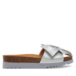 Klapki Scholl. Szare klapki damskie Scholl, bez wzorów, bez obcasa. Za 229.99 zł.