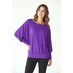 Bluzka do tańca i fitness damska Latina violet 2skin. Fioletowe bluzki damskie 2SkIN, bez kołnierzyka, bez ramiączek. Za 139.00 zł.