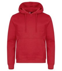Clique Miami Hoody – uniseks bluza z kapturem z mieszanki bawełnianej. Czerwone bluzy z kapturem męskie CLIQUE, xl, z bawełny. Za 172.75 zł.