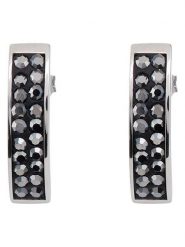 COEUR DE LION Kolczyki-wkrętki z kryształami rozmiar: onesize. Czarne kolczyki damskie COEUR DE LION, z kryształem, ze stali. Za 113.99 zł.