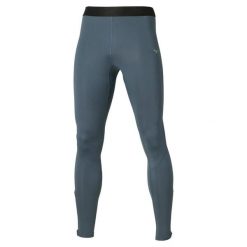 Legginsy Mizuno Core Impulse. Szare spodnie sportowe męskie Mizuno, z materiału. Za 254.00 zł.