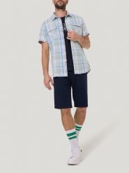 Pioneer Koszula w kolorze zielono-błękitnym rozmiar: 3XL. Niebieskie koszule męskie Pioneer, xl, bez wzorów, z bawełny, bez kołnierzyka, bez ramiączek. Za 98.95 zł.