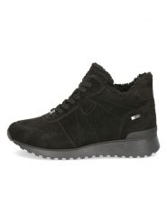 Caprice Skórzane botki w kolorze czarnym rozmiar: 41. Czarne botki damskie Caprice, ze skóry, bez obcasa, bez zapięcia. Za 223.99 zł.